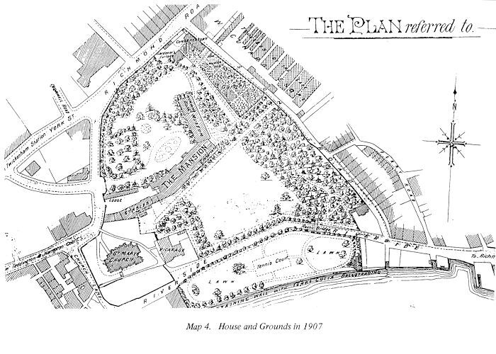 1907 map of York House Gardens