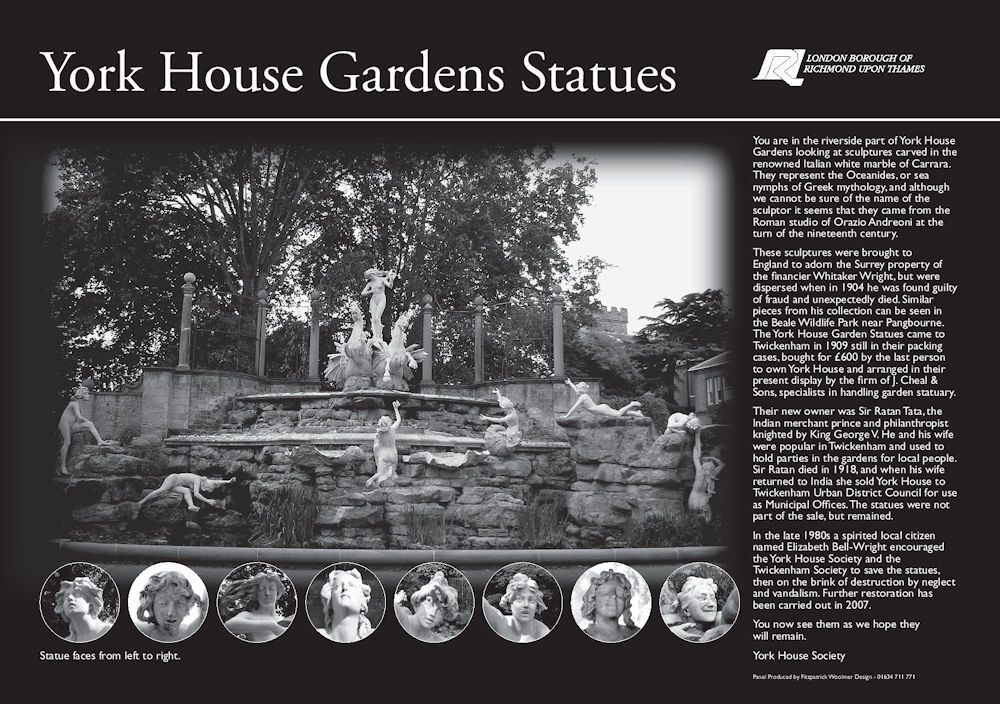 Restoration of the Cascade in York House Gardens